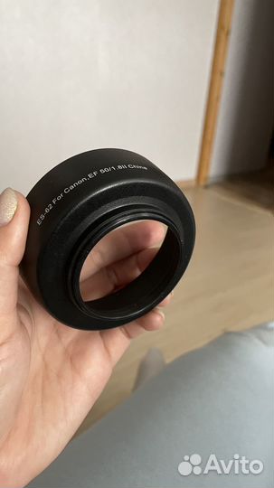 Бленда canon EF 50 mm f 1.8 II