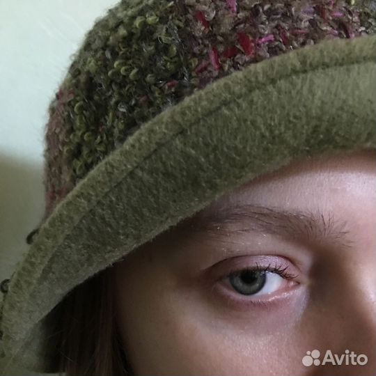 Шляпа шерстяная бохо