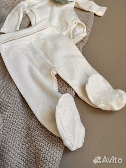 Новый комплект h&m для новорожденной 50, 68