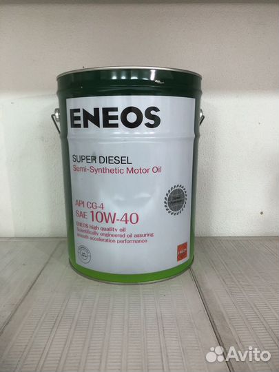Масло моторное Eneos Super Diesel 10W40 4л