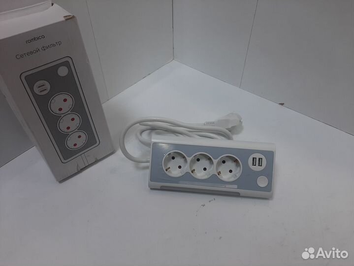 Сетевой фильтр Rombica Neo Trinity White (PSE-006)