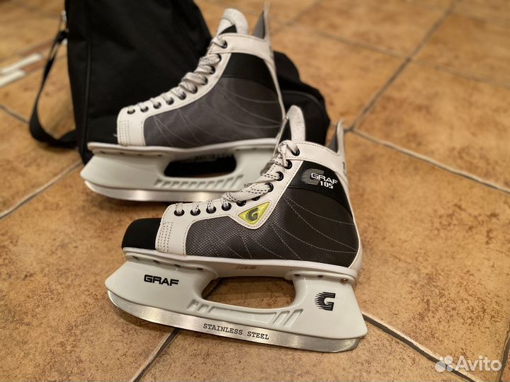 Коньки хоккейные graf 105 43 р-р