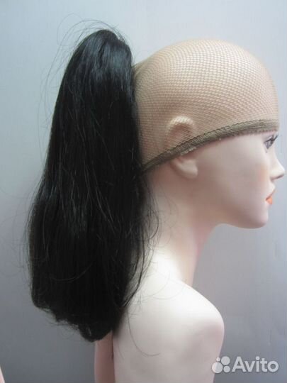 Хвост шиньон на крабе искусственный Т95