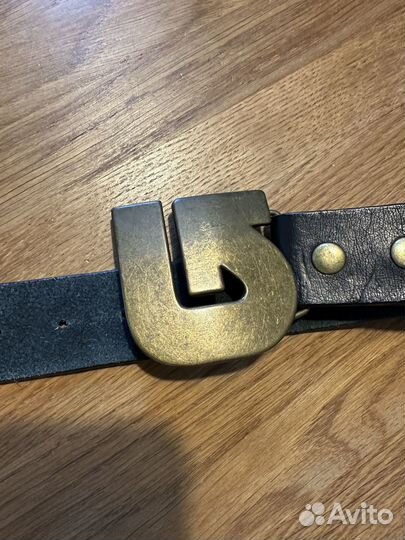 Мужской кожаный ремень burton