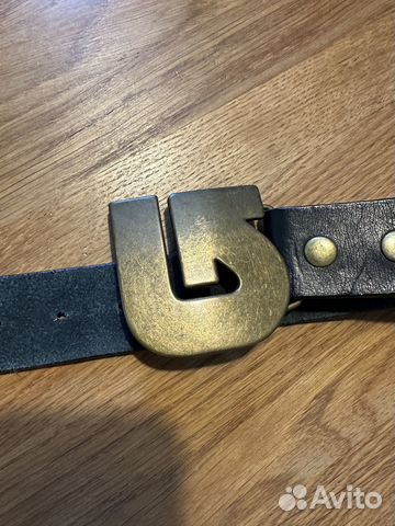 Мужской кожаный ремень burton