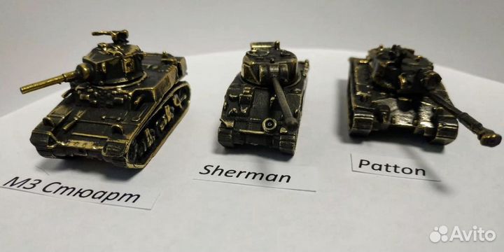 WOT: танки из бронзы 1/150