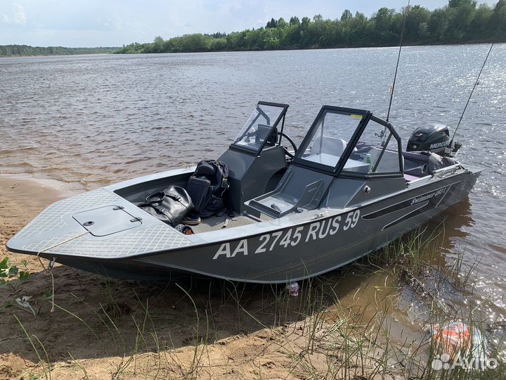Swimmer 450 + Mercury 25 + прицеп Руссич ЭПТС