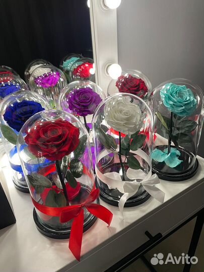 Роза в колбе