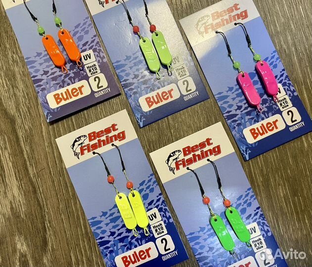 Блесна buler neon 2шт для ловли на море