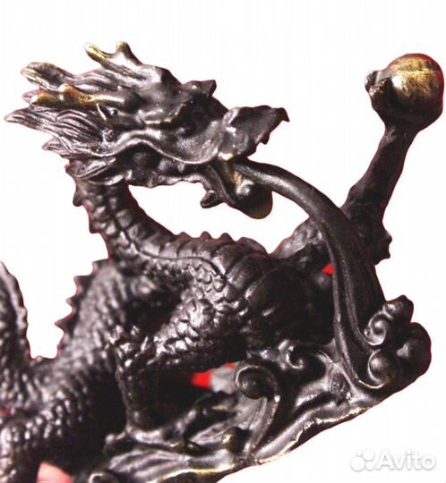 Дракон - Китайская статуэтка из Бронзы RU* 315а