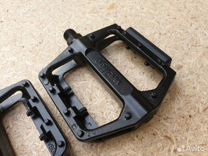 Алюминиевые педали Wellgo (новые) топталки