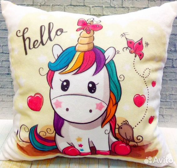 Подушка плюшевая 35*35