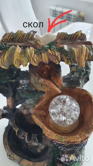 Декоративный настольный фонтан