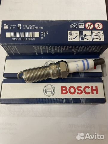 Свечи зажигания bosch platinum