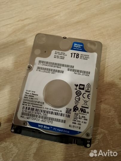 Жесткий диск WD blue 2.5- 1 тб