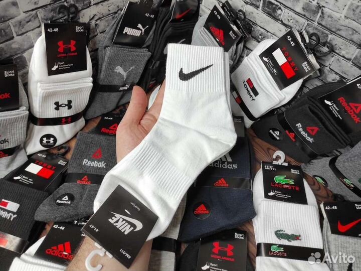 Носки Nike Adidas Puma Reebok Lacoste