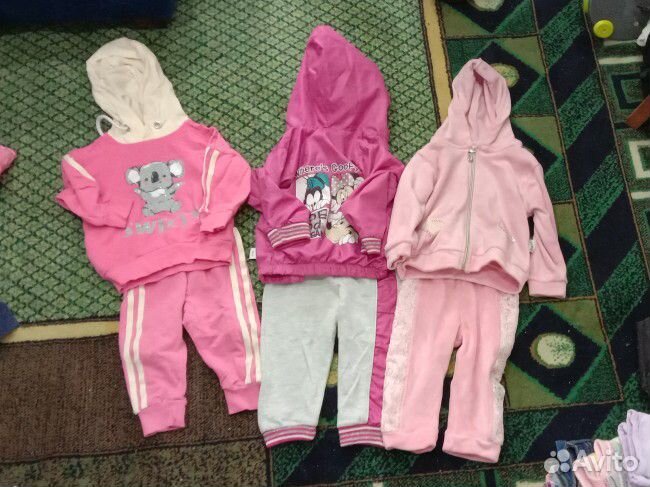 Вещи для девочки пакетами 80-86