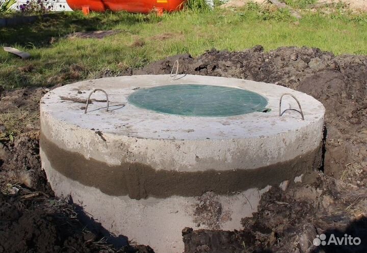 Септик из бетонных колец под ключ