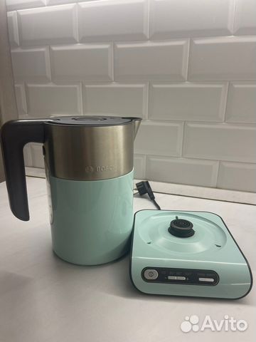 Электрический чайник Bosch Styline, бирюзовый