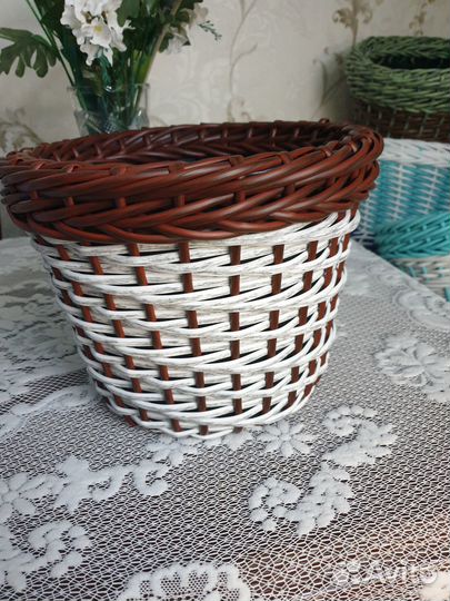 Кашпо из ротанга 12 литров