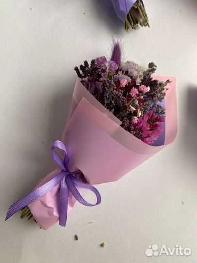 Мини- букетики из сухоцветов