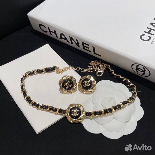 Золотой чокер Chanel