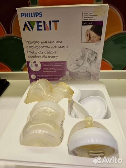 Молокоотсос ручной philips avent