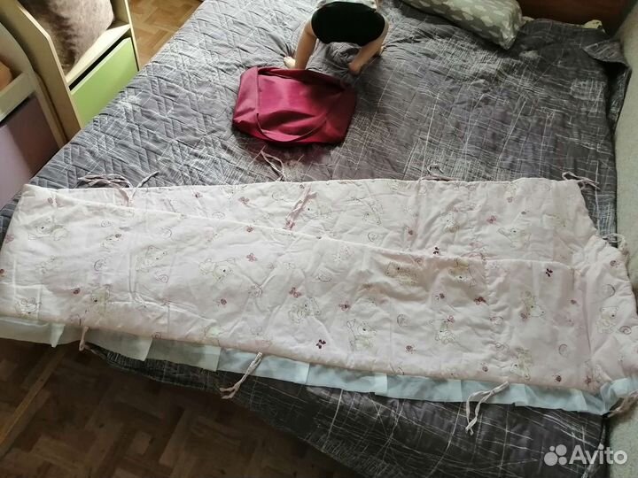 Бортики в детскую кроватку