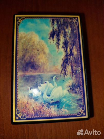 Шкатулка Лебединое озеро
