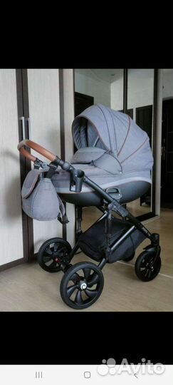 Коляска 2 в 1 Tutis Mimi Style (гелиевые колеса)