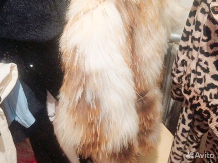 Лисья облегчёная шубка