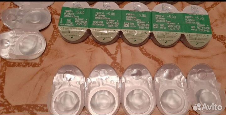 Линзы контактные Bio true -4,50