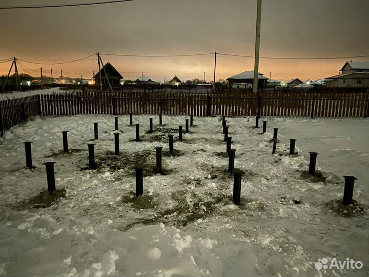 Винтовые сваи под ключ + монтаж