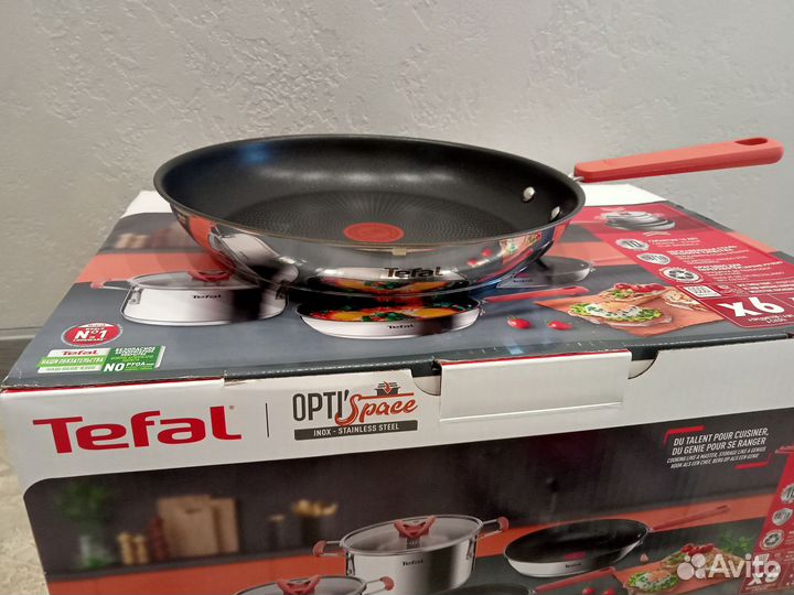 Набор посуды tefal opti'space