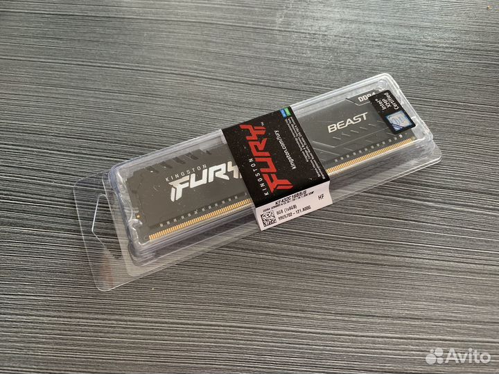 Оперативная память ddr4 8gb kingston fury