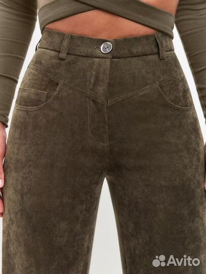 Вельветовые брюки бананы