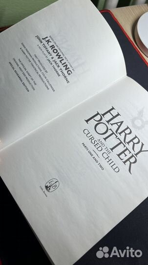 Книга Гарри Поттер и проклятое дитя (английский яз