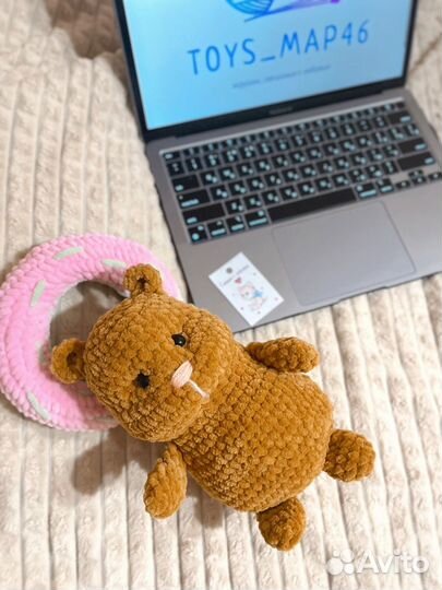 Мягкая игрушка хомяк Евгеша