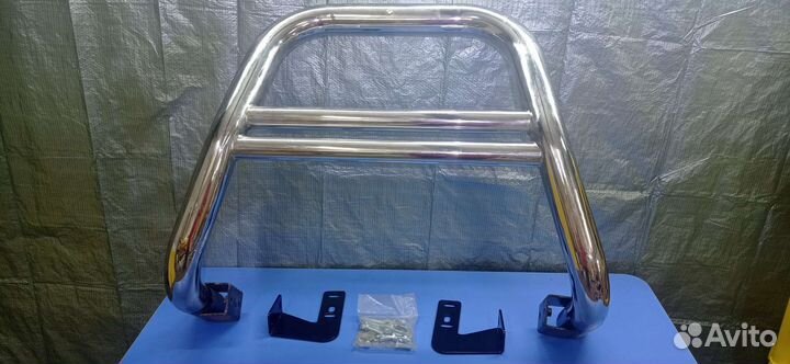 Защита переднего бампера Тойота Ленд Крузер Прадо