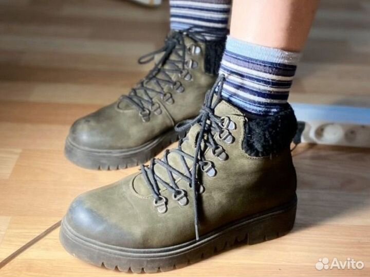 Зимние ботинки натуральные 38