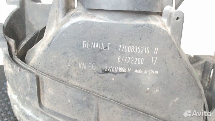 Фара противотуманная Renault Scenic, 1998