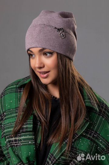 Шапка женская без утеплителя
