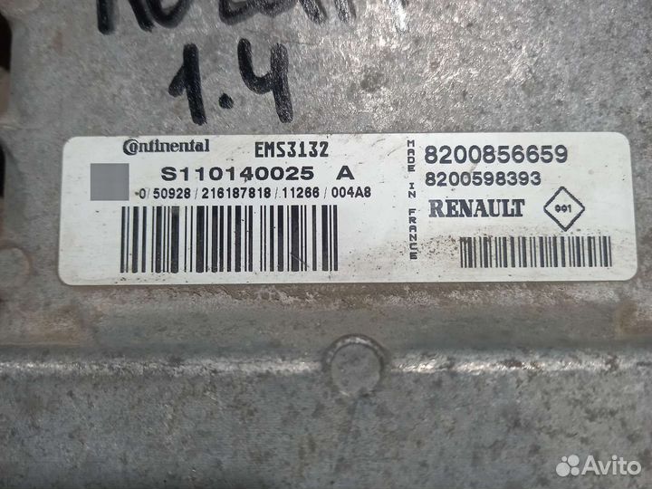 Блок эбу Renault Logan 1