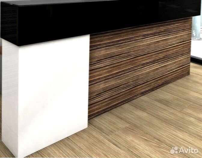 Барная стойка для приемной из искусственного камня