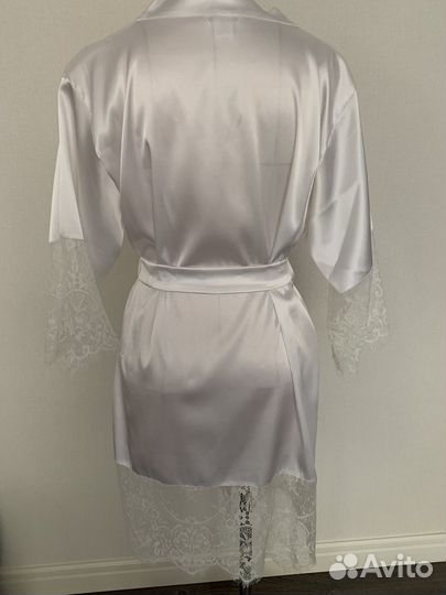 Свадебный халат пеньюар