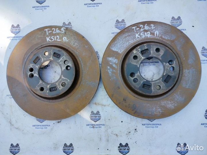 Диск тормозной передний Kia Sportage 2