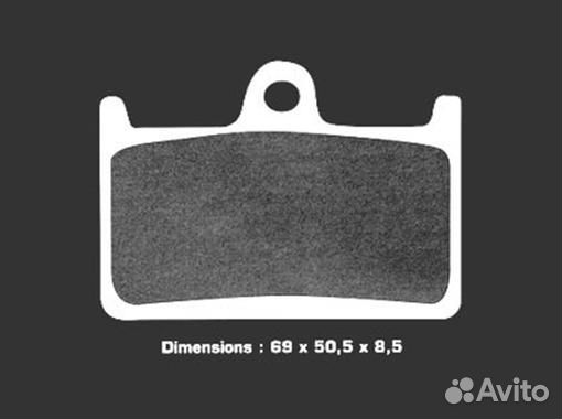 Тормозные колодки Nissin 2P-210ST (248)