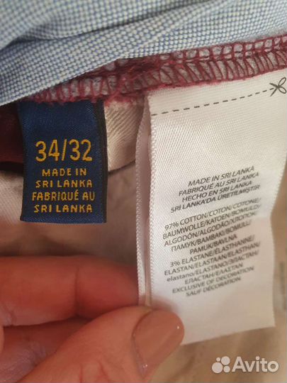 Брюки polo ralph lauren 34/32