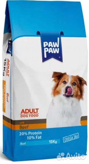 Сухой корм Paw Paw для собак 15 кг