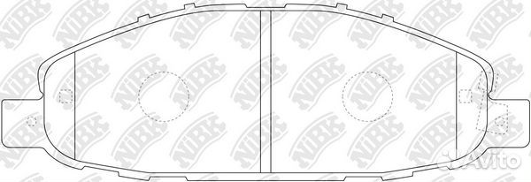 Колодки тормозные дисковые
